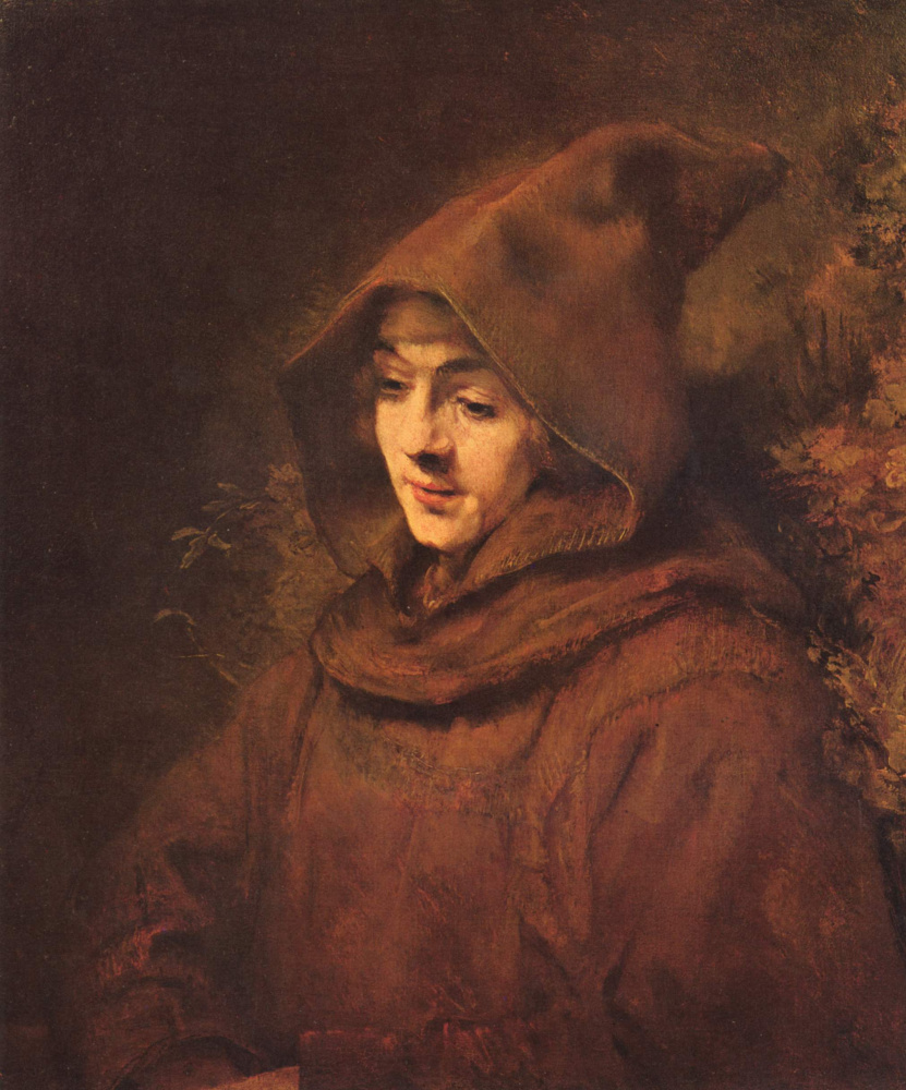 Рембрандт Харменс ван Рейн. Портрет Титуса в монашеском облачении