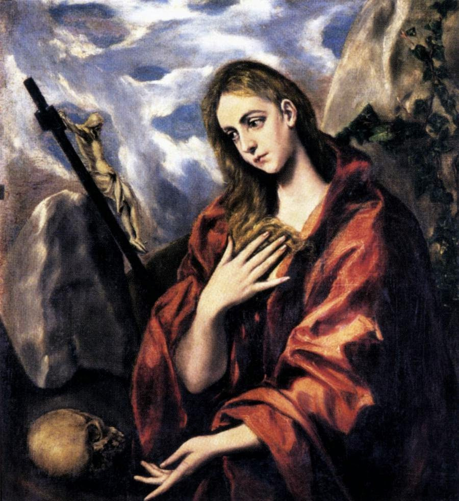 Эль Греко (Доменико Теотокопули). Кающаяся Мария Магдалина