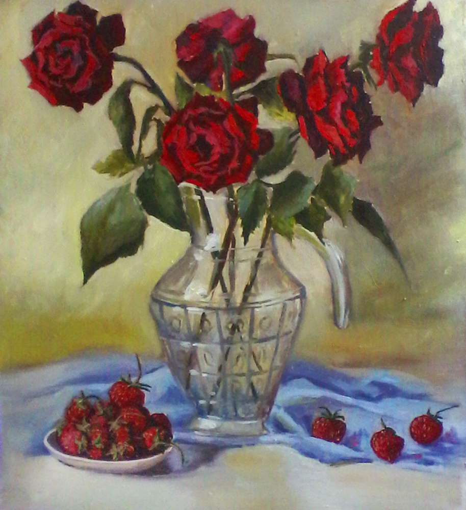 Ольга Сунчелеева. Красные розы