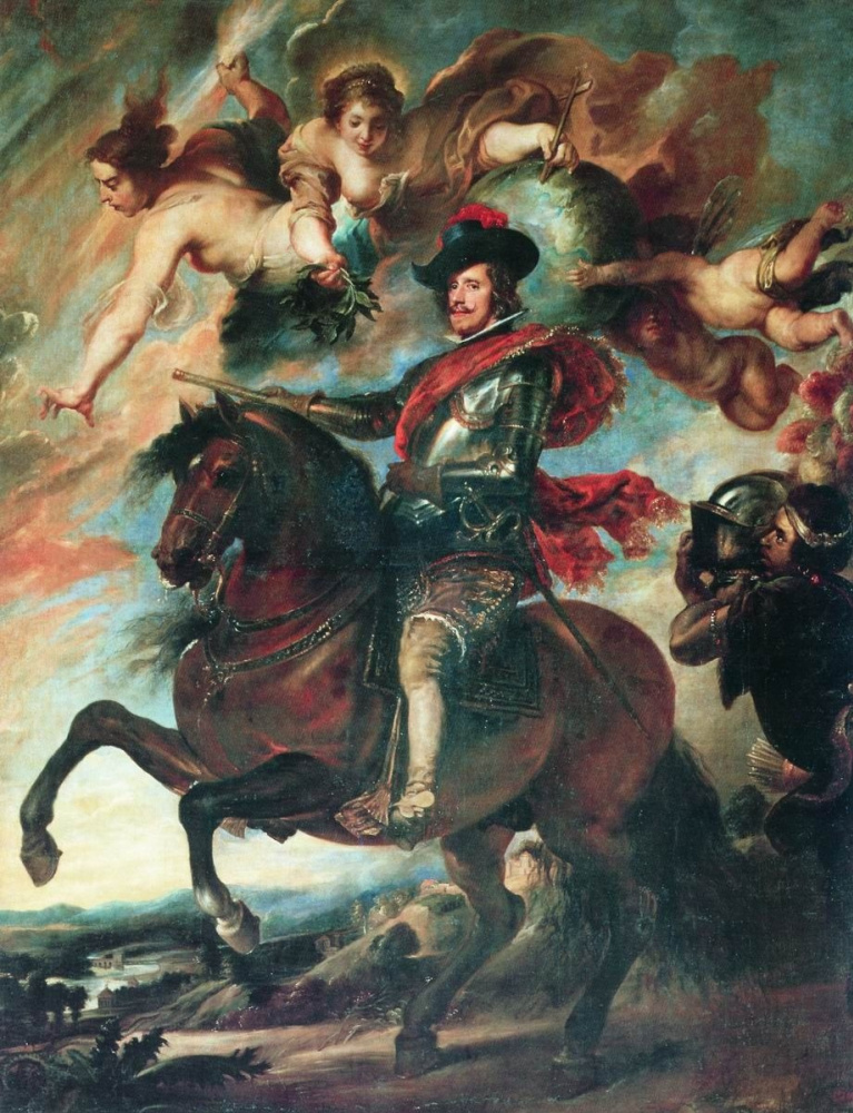 Диего Веласкес. Аллегорический конный портрет Филиппа IV