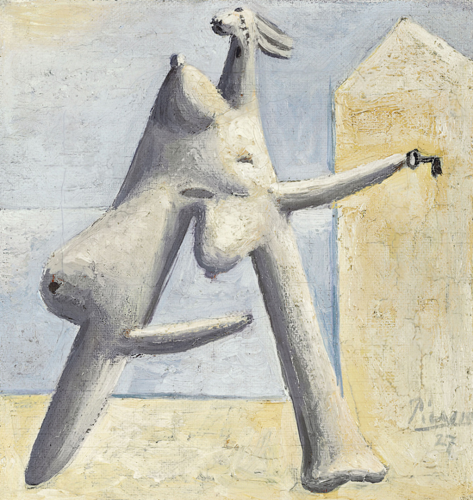 Пабло Пикассо. Композиция (женская фигура на пляже)
