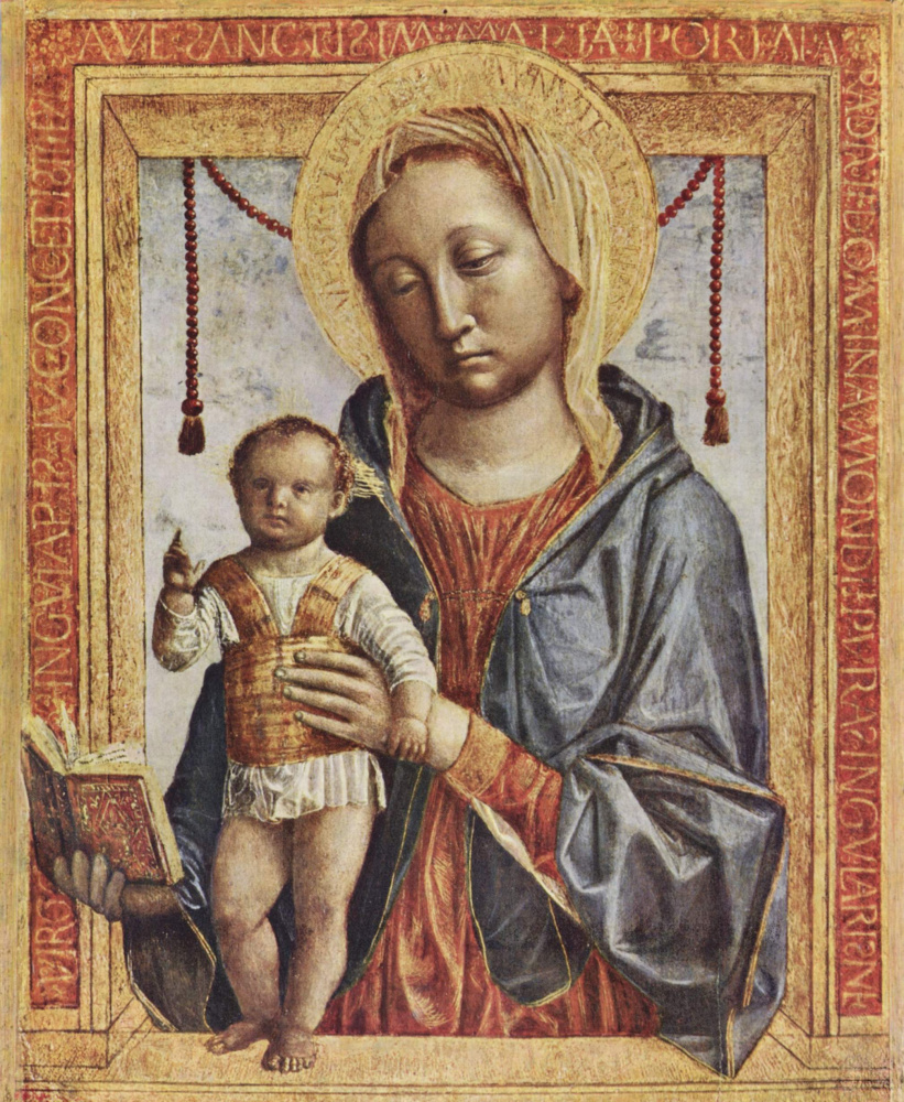 Винченцо Фоппа. Мария с книгой и благославляющим мальчиком-Христом