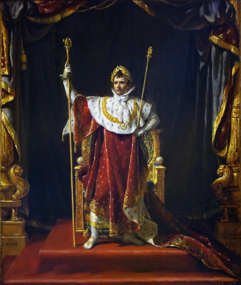 Жак-Луи Давид. Портрет Наполеона в облачении императора