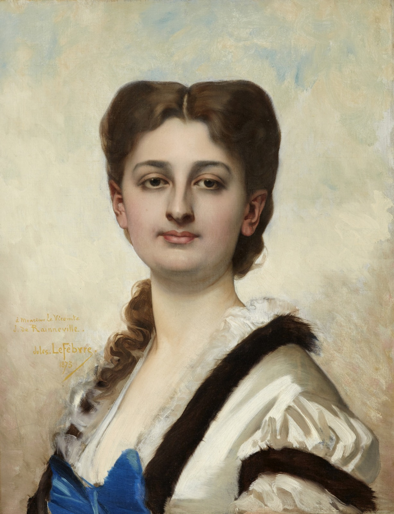 Жюль Жозеф Лефевр. Портрет дамы. 1873