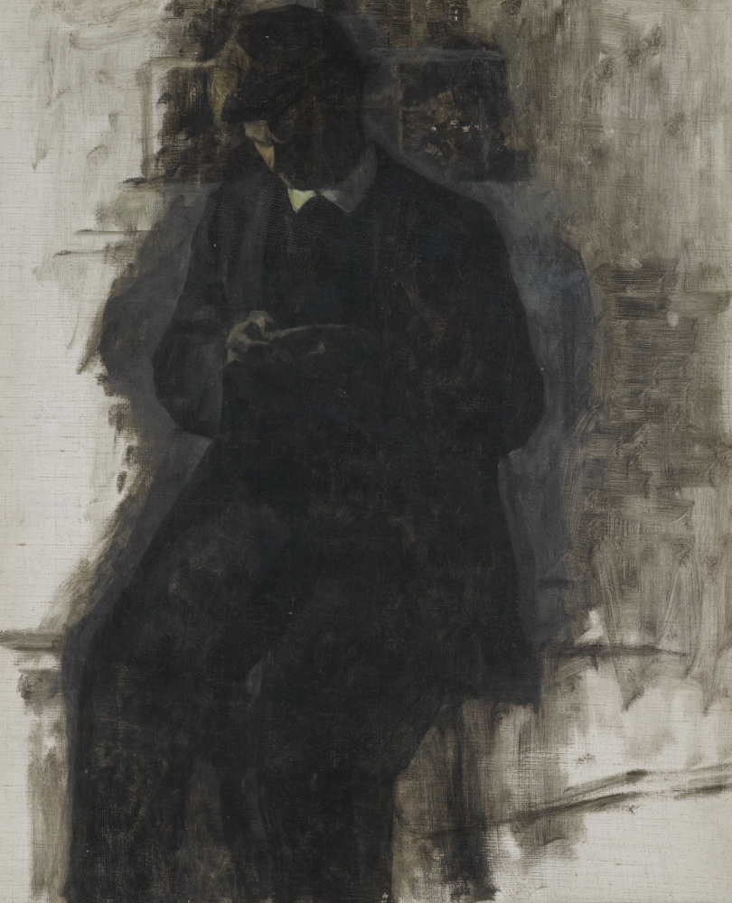 Вильгельм Хаммерсхёй. Нумизмат (Портрет Свена, брата художника). Эскиз