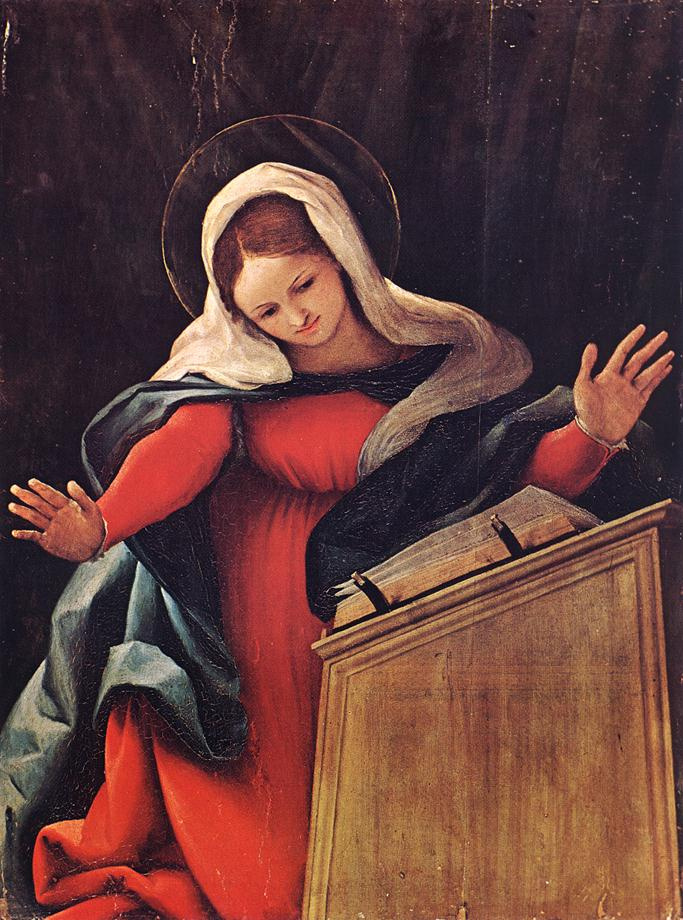 Лоренцо Лотто. Дева Мария