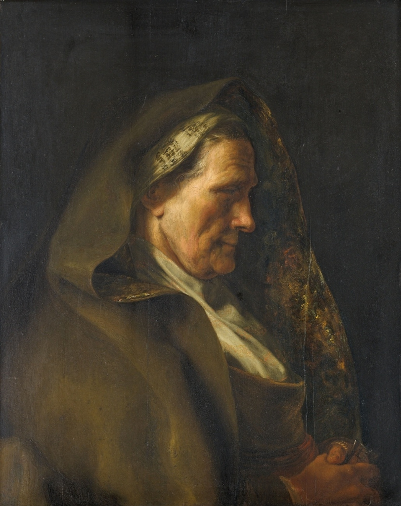 Ян Ливенс. Портрет пожилой женщины