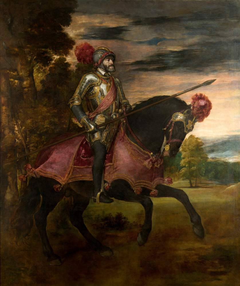 Тициан Вечеллио. Карл V в битве при Мюльберге
