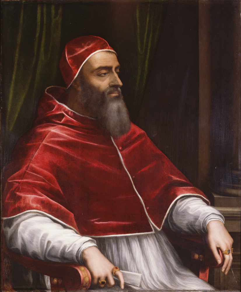 Себастьяно дель Пьомбо. Портрет папы Клемента VII