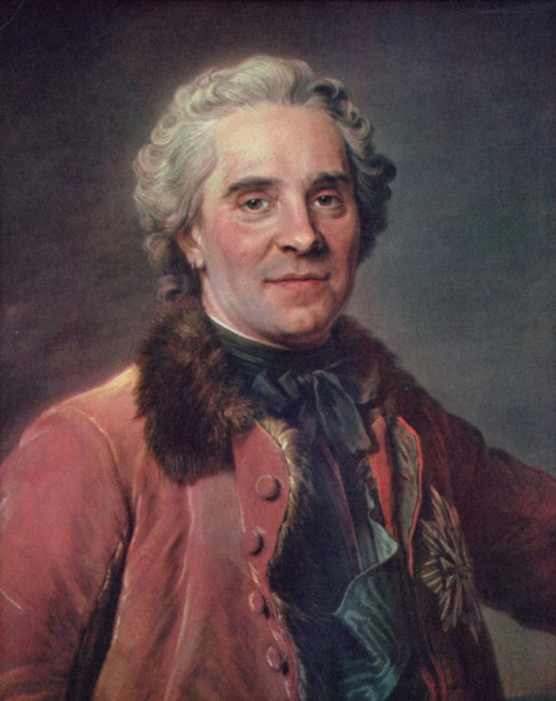 Морис Кантен де Латур. Граф Мориц Саксонский, маршал Франции