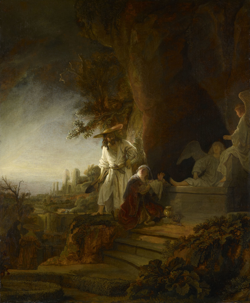 Рембрандт Харменс ван Рейн. Явление Христа Марии Магдалине у гроба