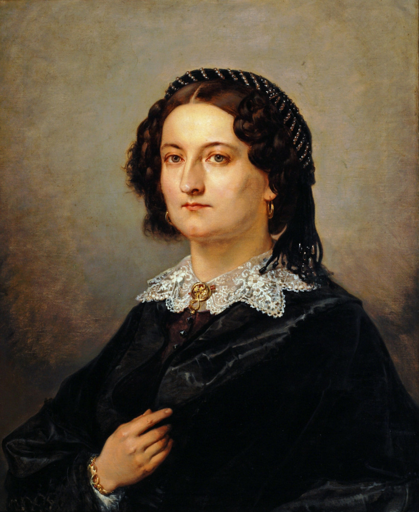 Ян Матейко. Портрет Виктории Козинской, жены уполномоченного комиссара Кракова