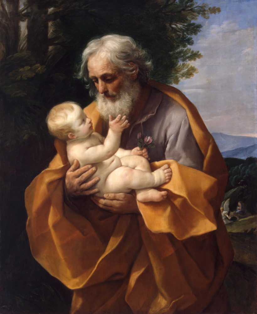 Гвидо Рени. Святой Иосиф с Младенцем Христом на руках