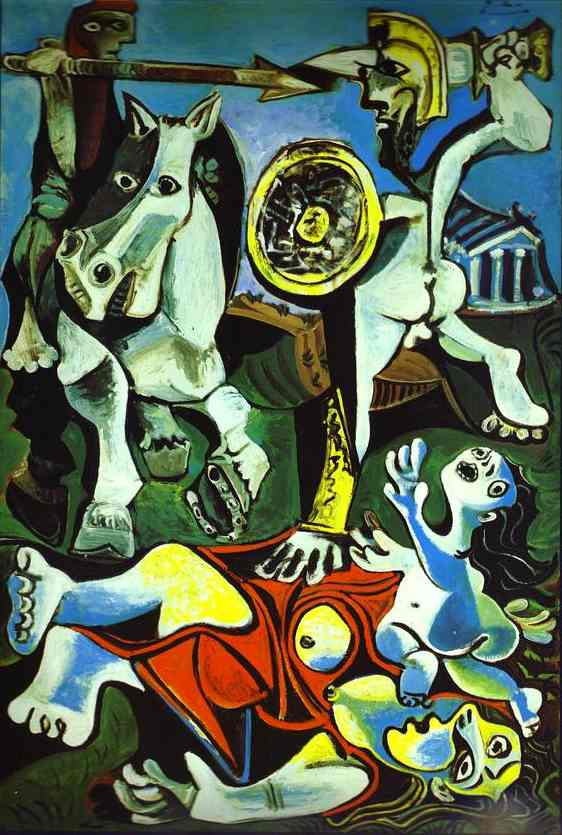 Пабло Пикассо. Похищение сабинянок