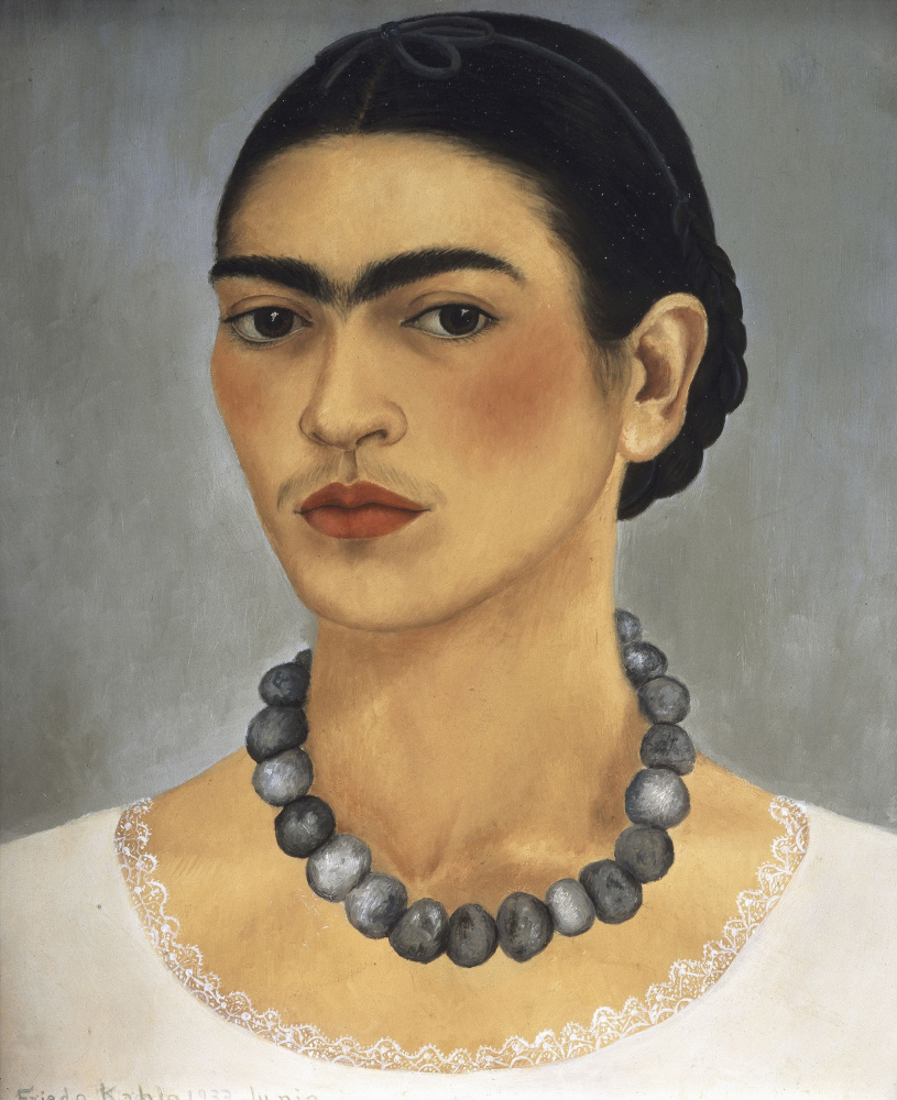 Фрида Кало. Автопортрет с ожерельем