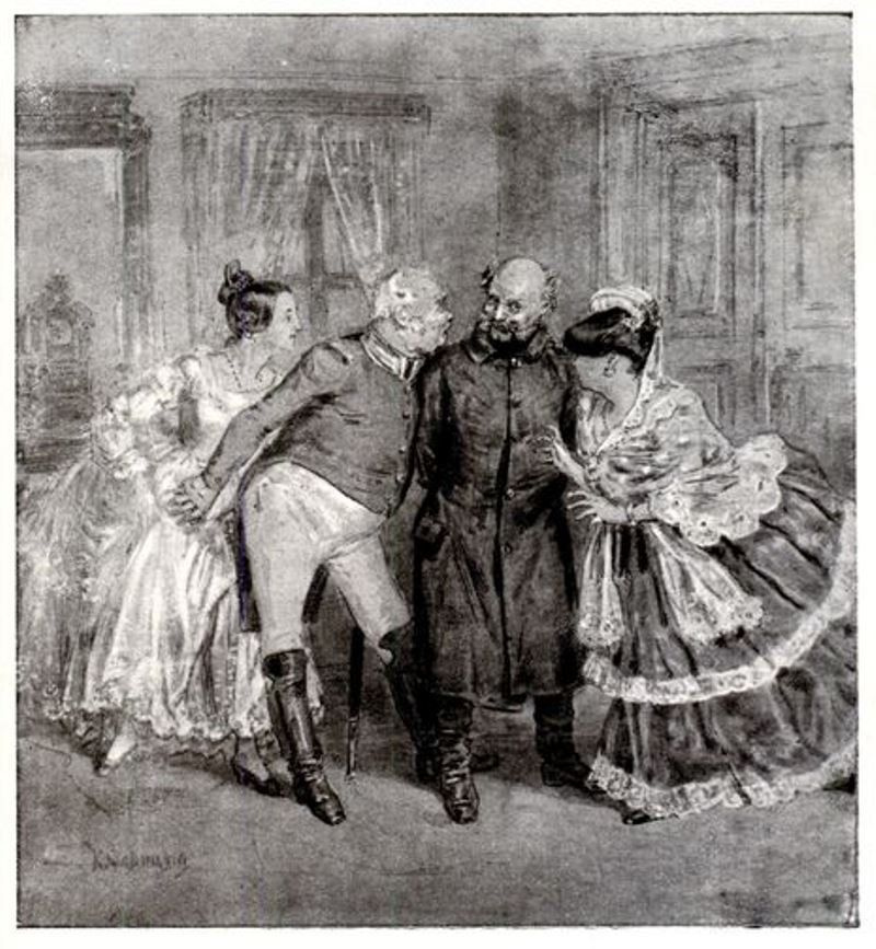 Иллюстрация к комедии Н.В. Гоголя "Ревизор"