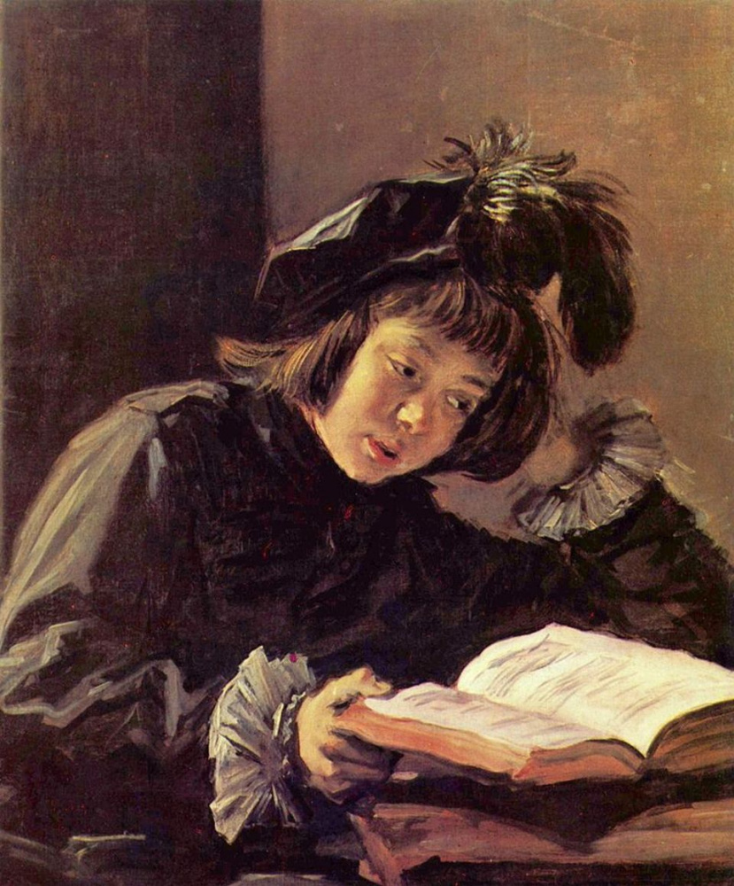 Читающий мальчик (Возможно, портрет сына художника)