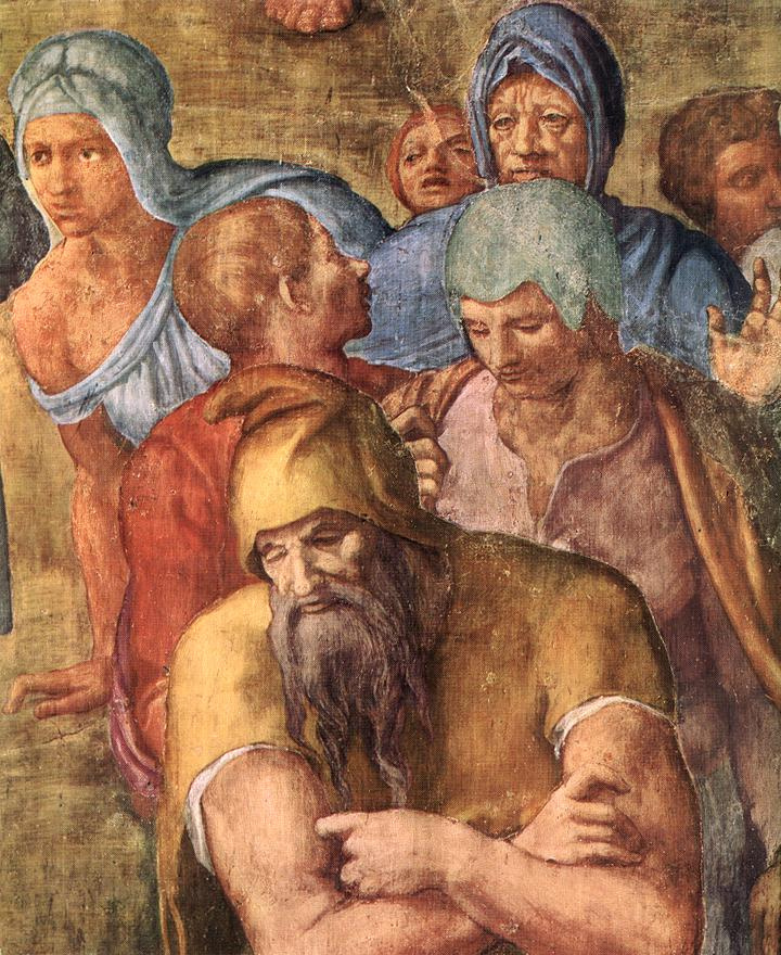 Микеланджело Буонарроти. Распятие Святого Петра (фрагмент)