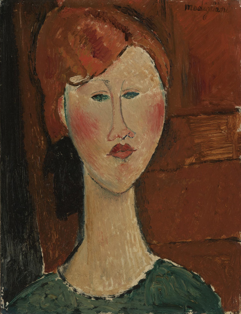 Амедео Модильяни. Портрет женщины с рыжими волосами