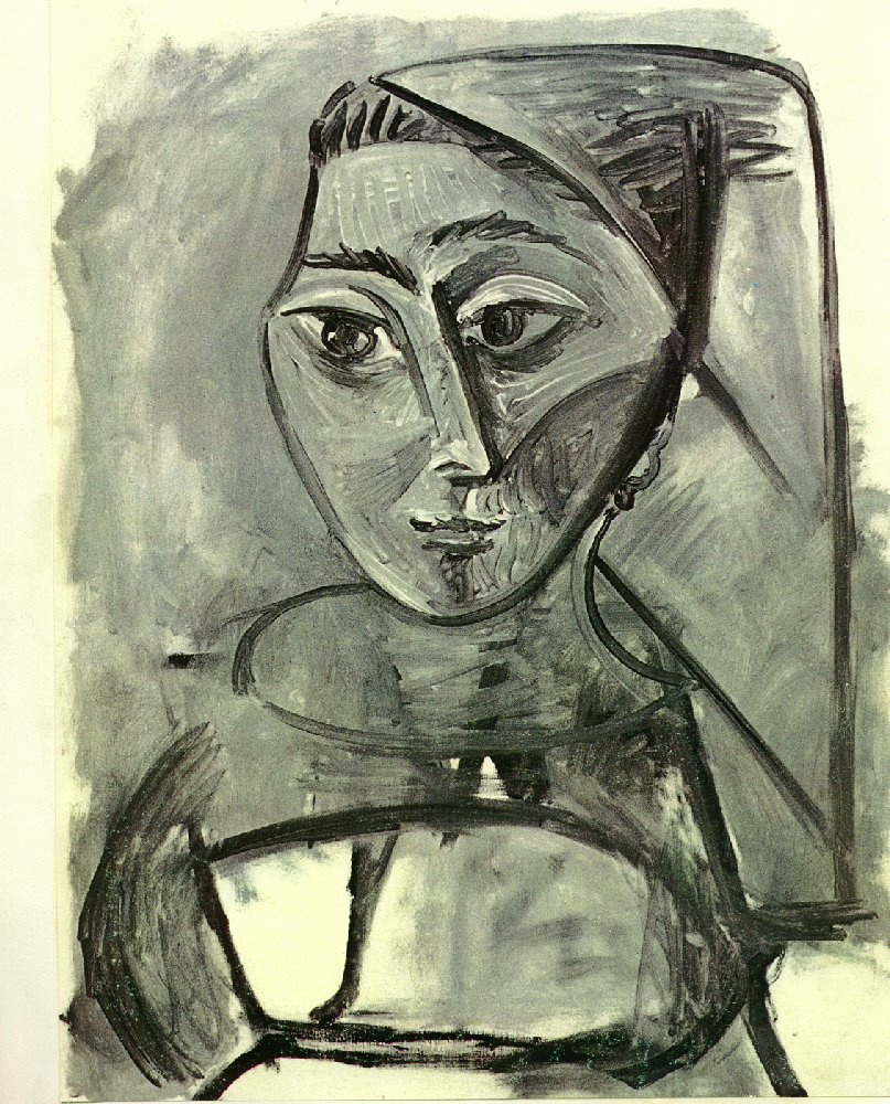 Пабло Пикассо. Портрет женщины. Жаклин Рок