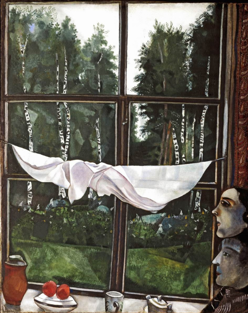Марк Захарович Шагал. Окно на даче