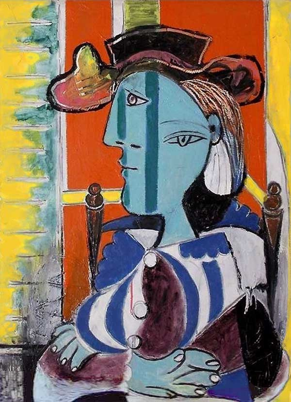 Пабло Пикассо. Женщина, сидящая со скрещенными руками (Мари-Терез Вальтер)