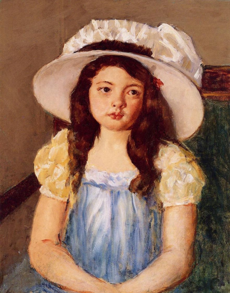 Мэри Кассат. Франсуаз в большой белой шляпе