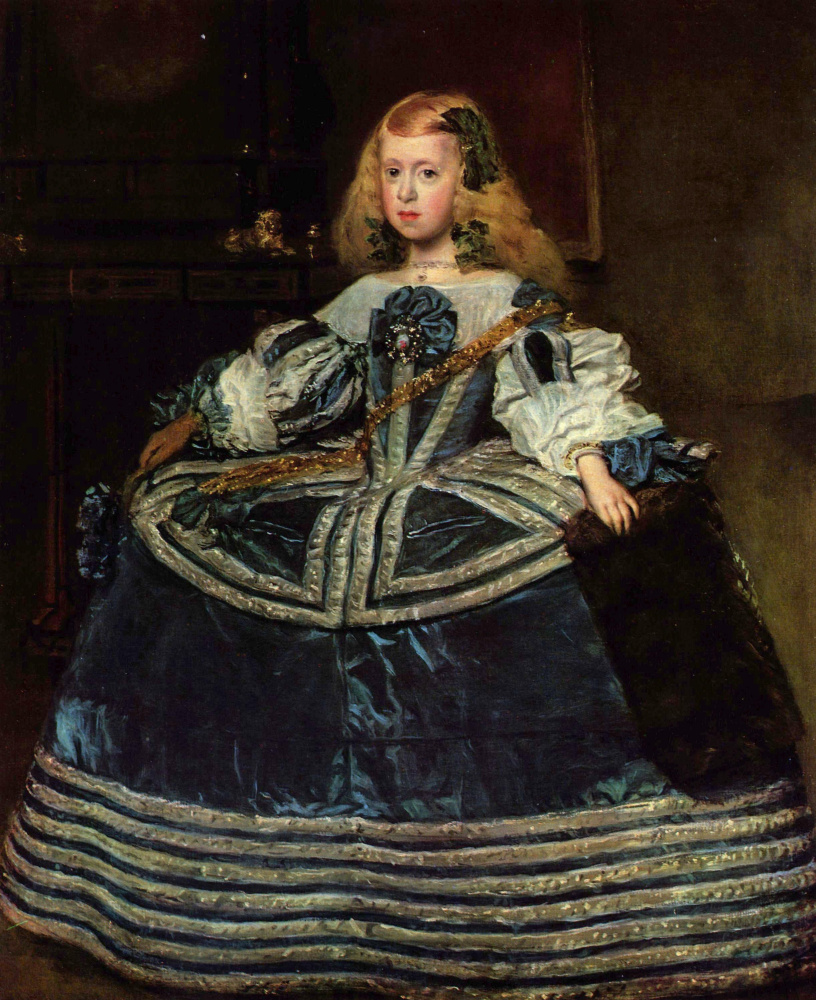 Диего Веласкес. Портрет инфанты Маргариты в синем платье