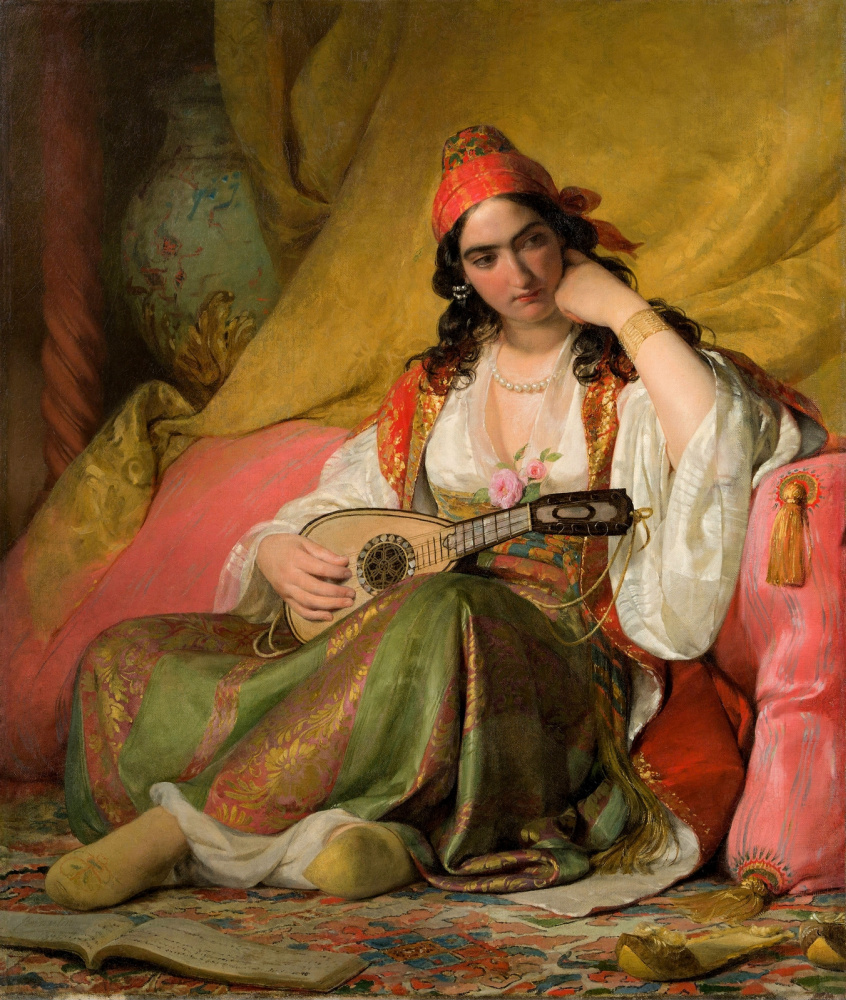 Фридрих фон Амерлинг. Регина в греческом костюме. 1842