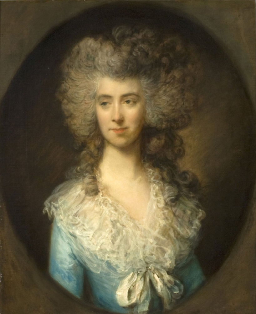 Томас Гейнсборо. Портрет леди в голубом платье