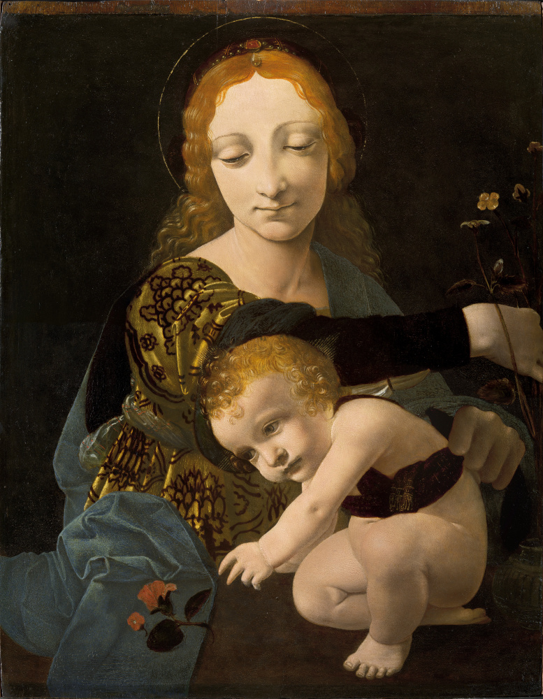 Джованни Антонио Больтраффио. Богоматерь с младенцем (Мадонна Розы)