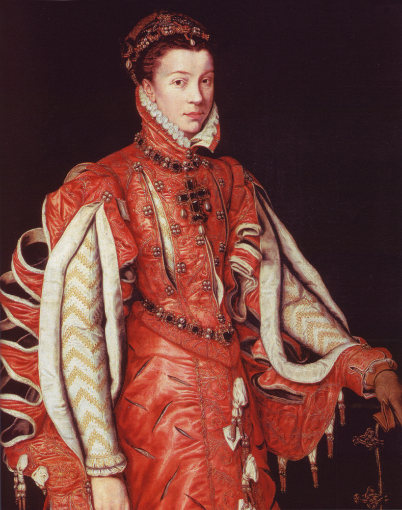 Антонис ван Дасхорст Мор. Портрет Элизабет де Валуа, третьей жены испанского короля Филиппа II