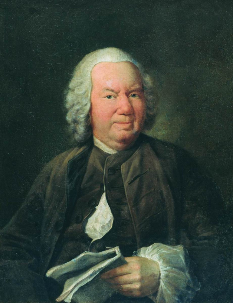 Иван Петрович Аргунов. Портрет Козьмы Аксентьевича Хрипунова. 1757