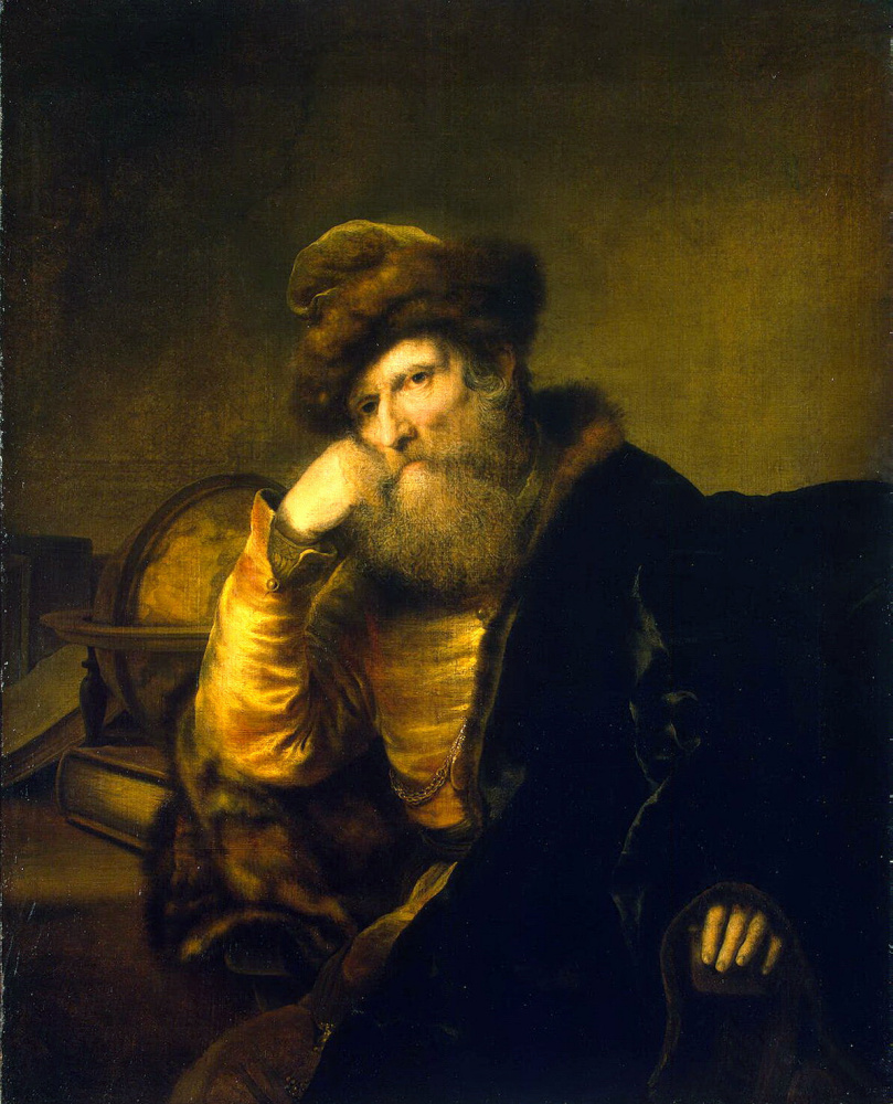 Фердинанд Балтасарс Боль. Портрет ученого, сидящего у стола