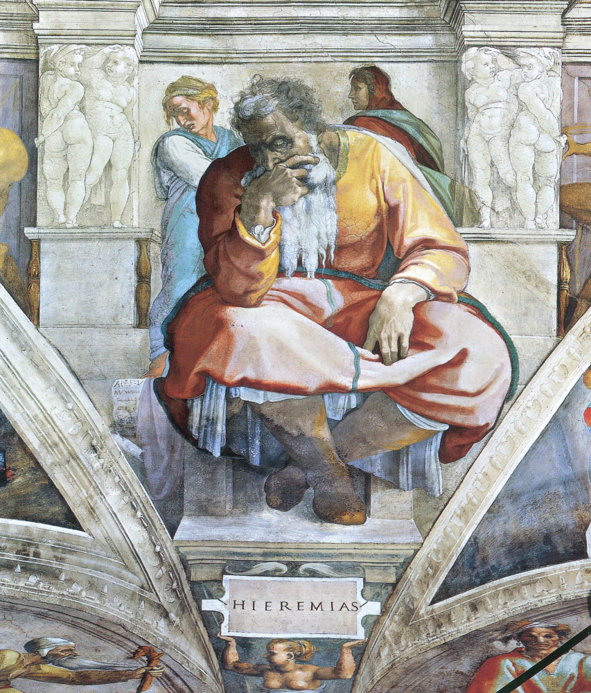 Микеланджело Буонарроти. Пророк Иеремия