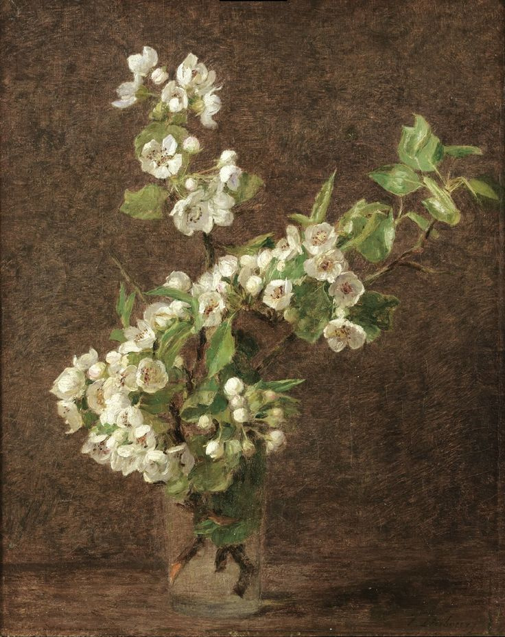 Виктория Дюбург (Фантен-Латур). Цветы яблони
