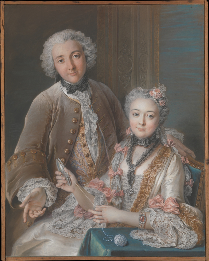 Шарль-Антуан Куапель. Франсуа де Жюллиен и его жена (Мари Элизабет де Сор де Рие)