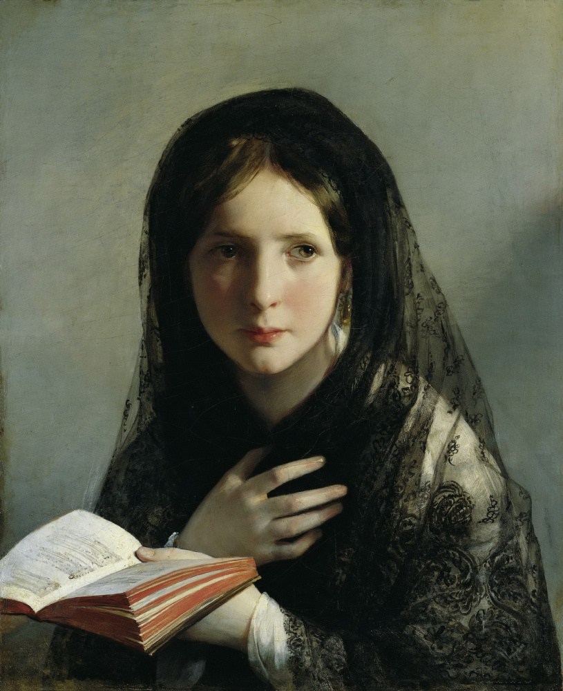 Фридрих фон Амерлинг. Женщина за чтением. 1835