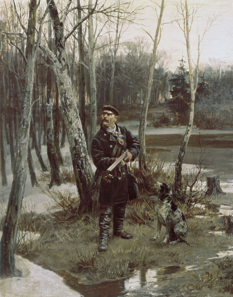 Илларион Михайлович Прянишников. На тяге. 1881