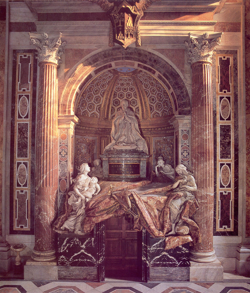 Джованни Лоренцо Бернини. Гробница Папы Александра VII