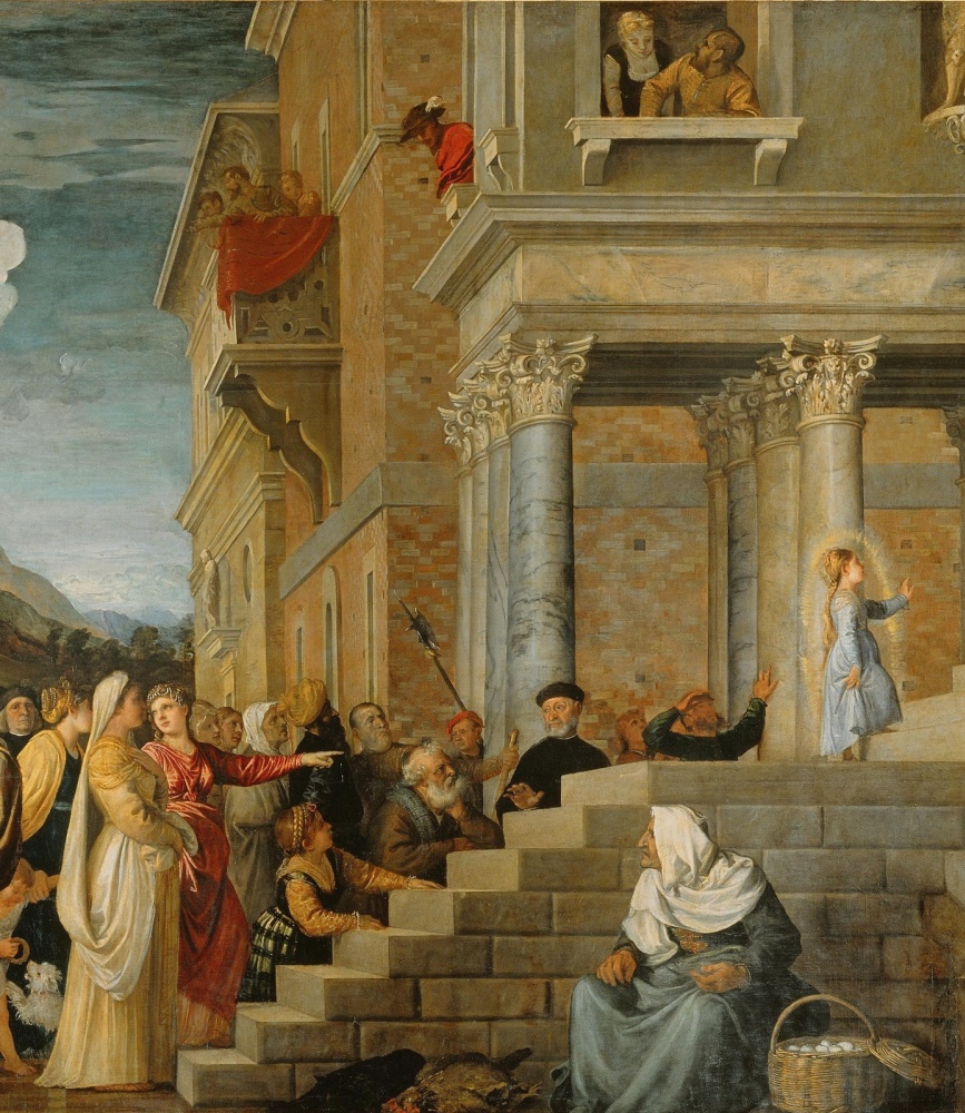 Тициан Вечеллио. Введение Марии во храм. Фрагмент 5