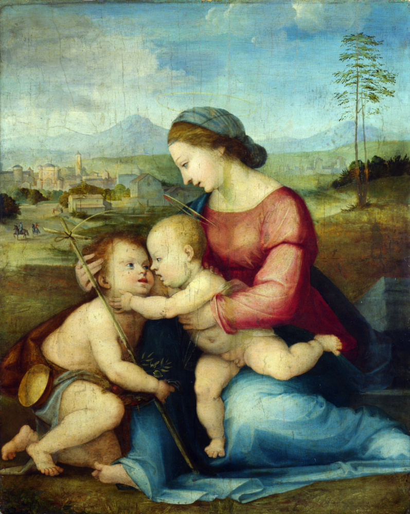 Фра Бартоломео. Мадонна с младенцем и Святой Иоанн