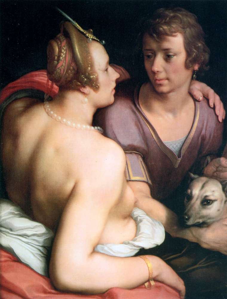 Корнелис ван Харлем. Венера и Адонис