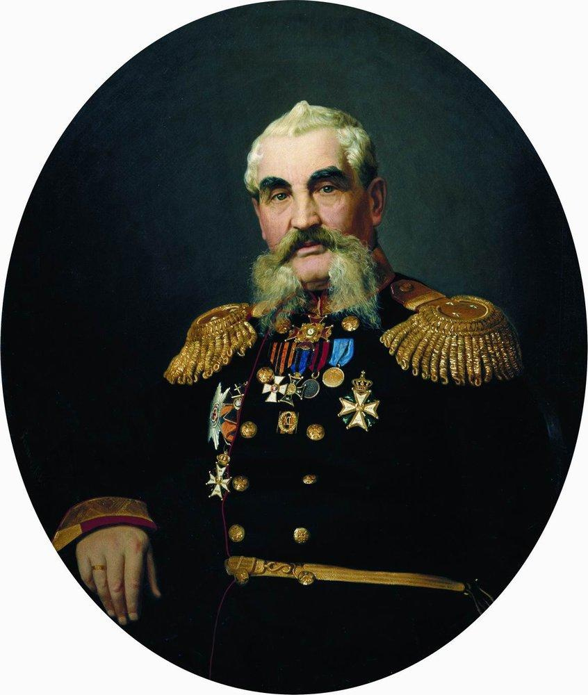 Илья Ефимович Репин. Портрет военного