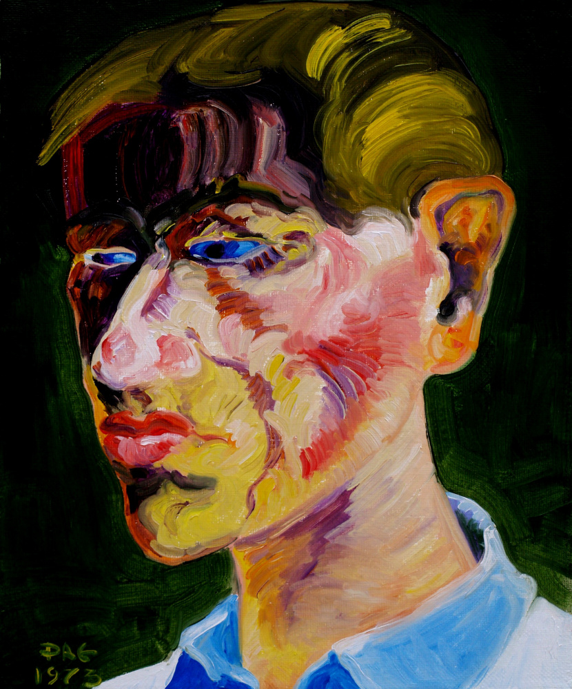 Кандинский-ДАЕ. Older brother. Oil on canvas, 41-33, 1984