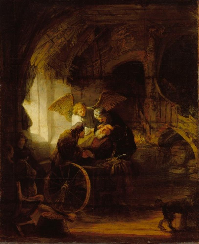 Рембрандт Харменс ван Рейн. Товия возвращает зрение своему отцу