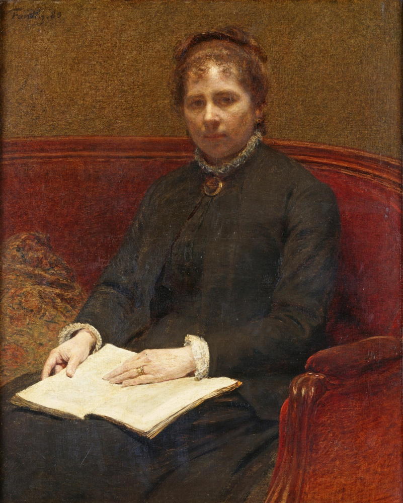 Анри Фантен-Латур. Портрет жены художника