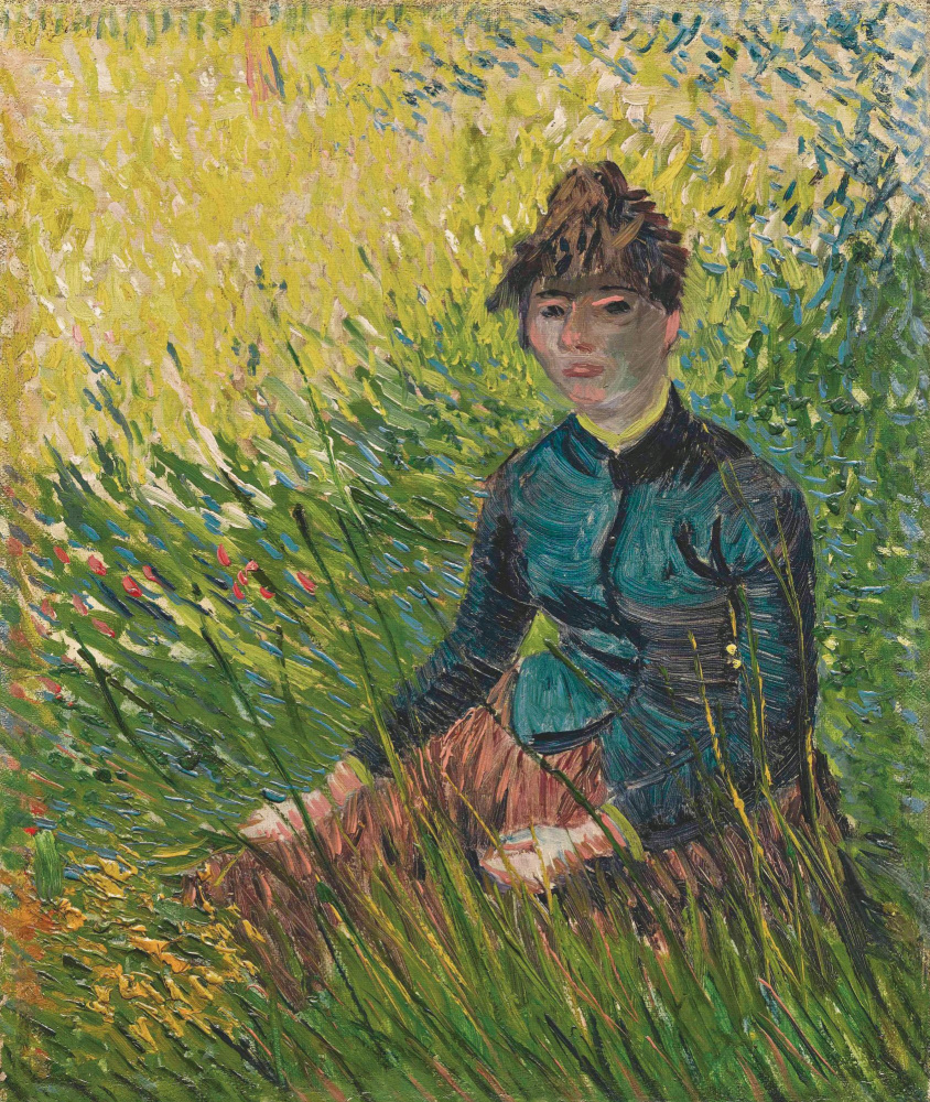 Винсент Ван Гог. Женщина, сидящая на траве
