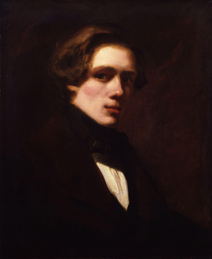 Уильям Фрайт Пауэлл Великобритания 1819-1909. Автопортрет. 1838