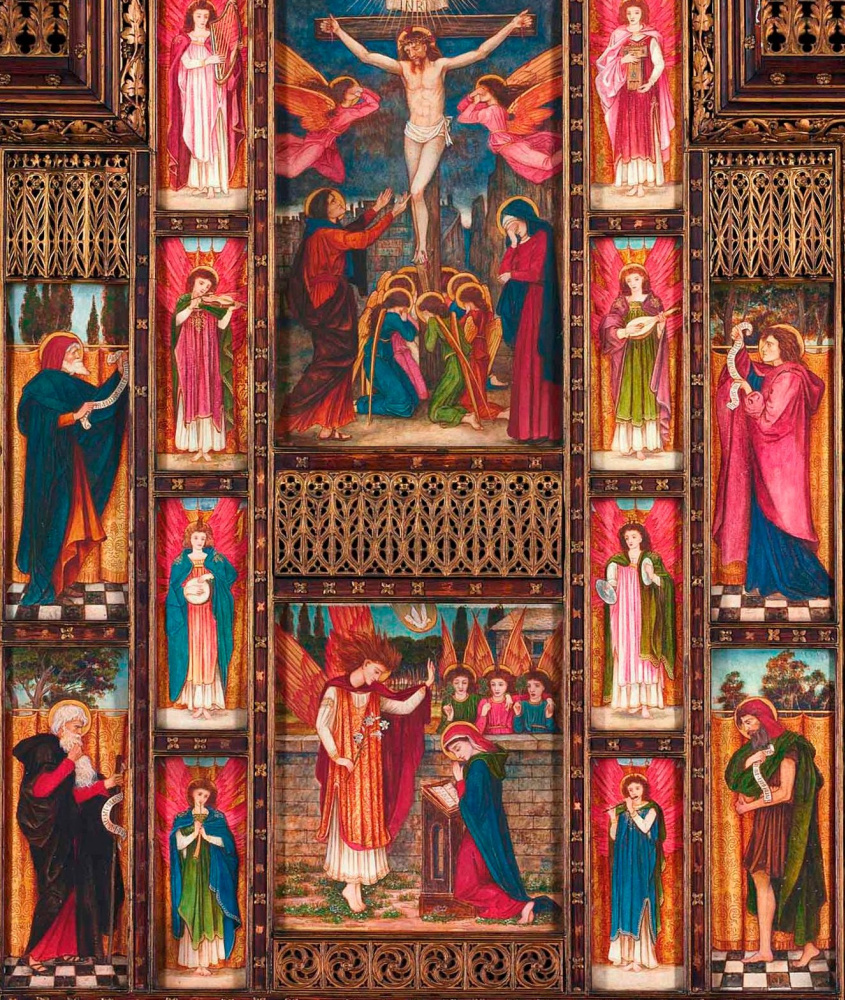 Джон Роддэм Спенсер-Стенхоуп. Дизайн алтаря церкви Святой Троицы, Флоренция. Фрагмент